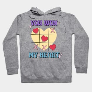 You won my heart, valentine gift Hoodie